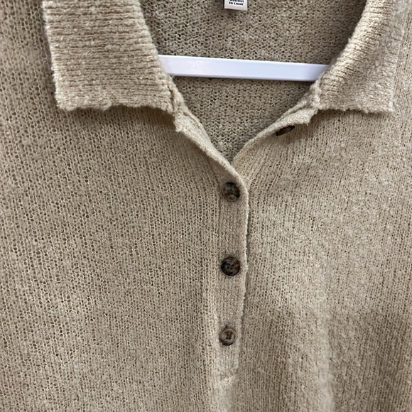 Toad & Co Cotati collared sweater size M - Picture 5 of 7
